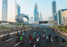 Dubai Ride turns Sheikh Zayed Road into cycling track